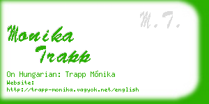 monika trapp business card