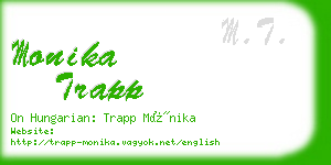 monika trapp business card